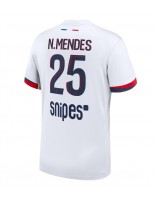 Paris Saint-Germain Nuno Mendes #25 Vieraspaita 2025-26 Lyhythihainen